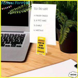 【Follow】【New Arrived】 COD ป้ายโต๊ะอะคริลิค ปล่อยให้ฉันอยู่คนเดียวฉันยุ่ง -ของตกแต่งสำนักงานที่น่าขบขันของขวัญสำหรับเพื่อนร่วมงานการตกแต่งห้องอเนกประสงค์