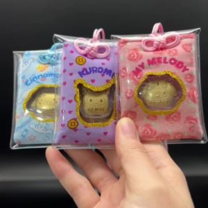 3 Style Sanrio Kuromi My Melody Cinnamoroll Omamori Pray Fortune Beauty Health Safe Transparent Wealth Bag Guard Talisman Pendant Keychain Couple Gift