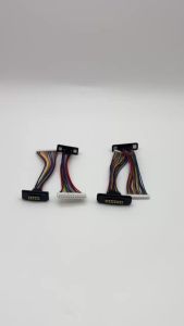 Magnetic Kit brooch Connector spring Pogopin Male and Female Contact Band with ribbon Cable DC socket 2.54mm