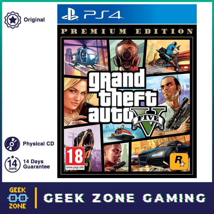PS4 Grand Theft Auto V Premium Edition / GTA V / GTA 5 (English/Chinese