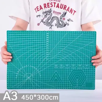 แผ่นรองตัด แผ่นรองตัดกระดาษ ขนาด A2 / A3 / A4 แผ่นยางรองตัด หนามาก กระดาน3mm( 1 แผ่น ) เครื่องมือศิลปะ / Cutting Board