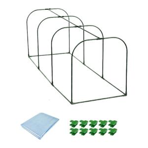 Portable Mini Greenhouse for Indoor Outdoor Planting Steel Frame Frost Resistant Cover for Enhanced Germination