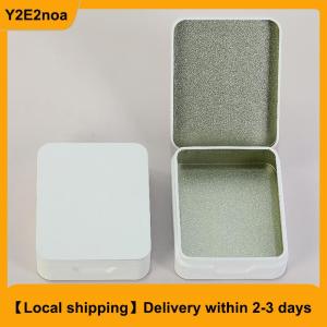 【Local shipping】 New Tin Storage Boxes Small Metal Storage Box Jewelry Keys Coins Box Wedding Candy Storage Tin Can Organizer