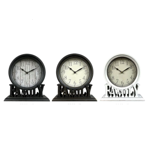 Elegant Retro Desktop Clock With Modern Designing Holder For Home And Office Decoration
