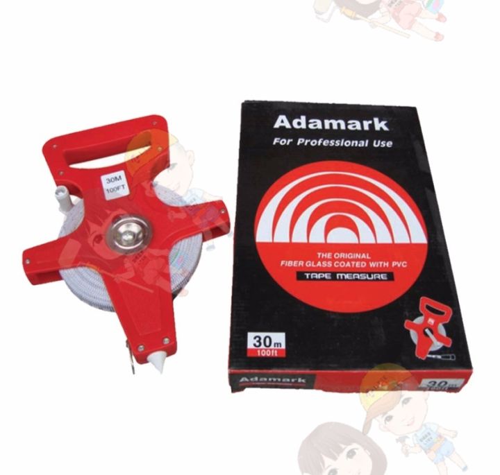Adamark A Type nylon Measuring TAPE (30meter , 50 meter or 100 meter