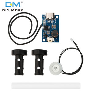 diymore DC 5V Powered Air Plant Humidifier Module with Atomization Drive Circuit Board Features Water Level Sensor and Type-C Interface