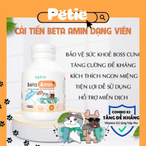 Viên nhai ăn vặt Beta Amin Ecopets - Tăng Cường Đề Kháng & Hỗ Trợ Miễn Dịch Cho Chó Mèo