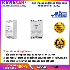 Công tắc wifi thông minh điều khiển bật – tắt thiết bị độc lập từ xa qua App Kawasan trên điện thoại SK01/SK02/SK04