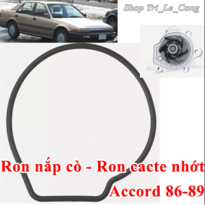 Ron nắp cò cacte nhớt dầu Accord 86-89 Bơm nước giải tản nhiệt máy Honda động cơ 2.0 1.8 đời 87 88 mắt cụp híp hí 1989