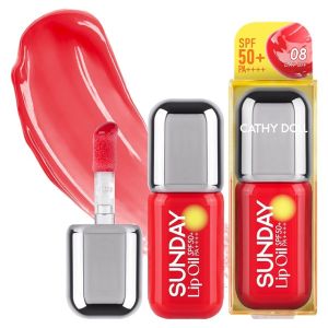 Cathy Doll Sunday Lip Oil SPF50+ PA++++ 3.5g เคที่ดอลล์ ซันเดย์ ลิปออยล์ ลุคปากวาวแบบเกาหลี