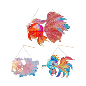 Good luck Carp Fish Lantern Three color Random