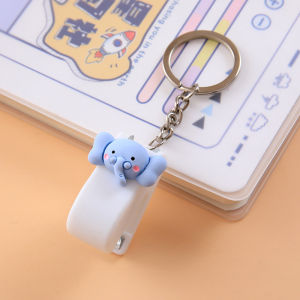 Stapler Mini Gantungan Kunci Lucu Kelinci Domba Bear Gajah Jepretan