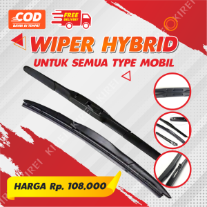 Wiper Hybrid Universal Untuk Kaca Depan Mobil Sepasang Bisa Untuk Semua Jenis Mobil Bisa COD