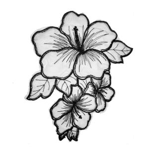 Oversized Flower Patches Applique Diy Crafts for Jeans Hat Bag Scarf Curtain Clothes Accessories Badges Sew on