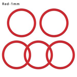 LUQIU 5pcs 1~2.5mm Freewheel Gap MTB Bike Accessories Bicycle Parts Bottom Bracket Washers Axle Washer Gasket Flywheel Hub Spacers