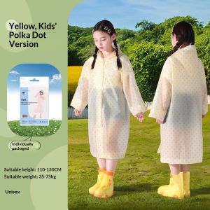 Laz nigori dày Áo Mưa EVA cho người lớn và trẻ em với mui xe và Ba lô túi không thấm nước dài Poncho cho cho các trường học ngoài trời đi xe đạp sử dụng thường nhật