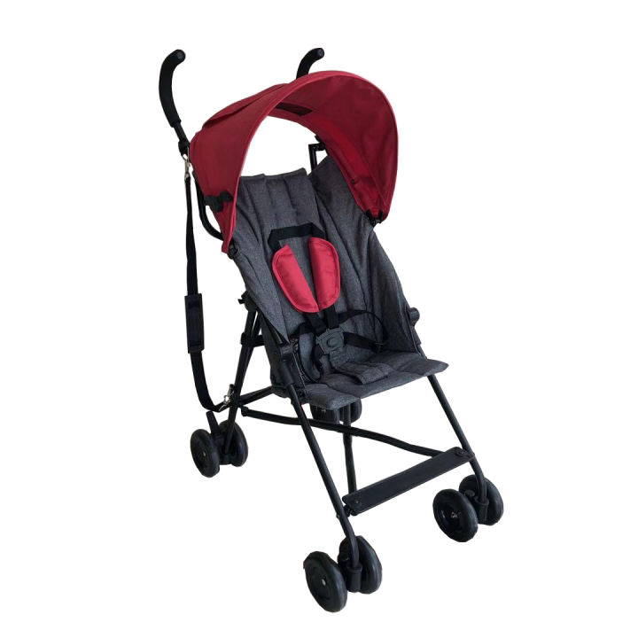 Ashworthy H303 Ultra Lightweight Umbrella Baby Travel Stroller Compact Easy Fold Stroller Buggy RED Lazada PH