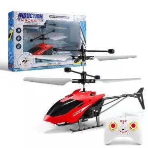 RC Helicopter With Sensor Gyro Anti-Collision Drone + LED Night Lights Perfect Remote Control Toy for Boys Kids 感应直升机 配遥控器
