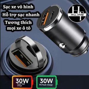 Sạc Xe Vô Hình Sạc Siêu Nhanh Xu Hướng Thời Trang Đẹp 12-24V Trên Ô Tô HT88_Store