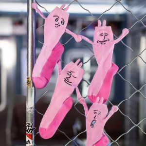 Womens Summer Thin MidCalf Socks Magnetic Traction One Piece Spirit State Pink Socks