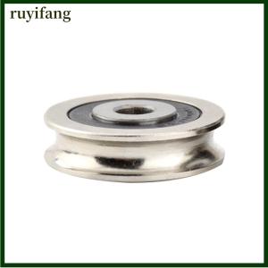 ruyifang 6x30x8มิลลิเมตรลวดสลิงที่มีคุณภาพสูงลูกรอกสำหรับประตูหน้าต่างบานเลื่อนลูกกลิ้งรอกสแตนเลส