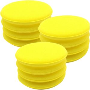3/5/10Pcs Car Foam Sponge Wax Applicator Cleaning Detailing Pads Car Waxing Polishing Pad Home Car Wash Care 10cm Car Cleaning Kit