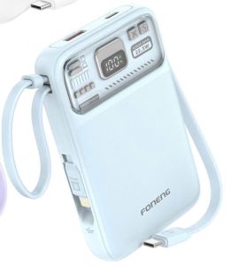 (TẶNG CÁP C-C 60W) Sạc Dự Phòng 22.5W FONENG PX112. Magsafe & 2 Cáp Tích Hợp Sạc Nhanh Nhiều Thiết Bị Cùng Lúc. BH 1 năm 1 đổi 1 mới lỗi do NSX.