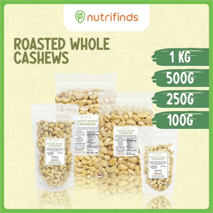 Nutrifinds® Whole ROASTED Cashews - BULK | Lazada PH