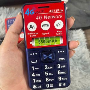 Điện Thoại 4G Loa To A073 Pro Pin Bền Sóng Khỏe 2 Đèn Pin Siêu Sáng Chữ To Dễ Nhìn  Máy 2 Sim BH 12 Tháng