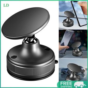 จัดส่งฟรี [มาถึงภายใน 3 วัน] Magnetic Suction Phone Mount Adjustable Magnetic Vacuum Suction Cup Phone Holder for Kitchen Mirro Gym Bath Shower