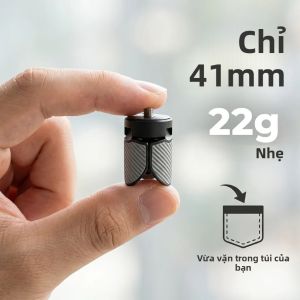 Chân đế mini bằng nhựa 1 / 4 "Giá đỡ vít cho Máy ảnh hành động Gopro Điện thoại video Vlog Tay cầm cho DJI Bỏ túi 3 4 Giá đỡ Gimbal