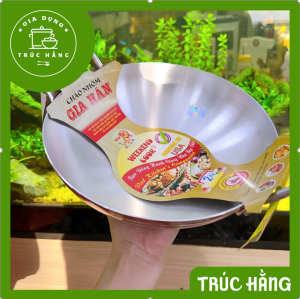 Chảo nhôm sâu lòng 2 quai GIA HÂN tiện lợi có size(30cm -40cm)
