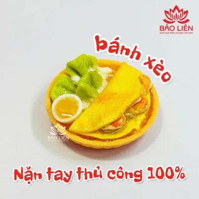 Nam châm tủ lạnh - Hít tủ lạnh 3D đất sét nặn thủ công sơn phủ bóng - Vietnam 3D Handmade Magnets