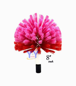 Cleaning Cobweb Brush/Cobweb Duster/Ceiling Round Brush Head/Spider Web Duster(Head Only Kepala Sahaja)/Penyapu Sawang Bulat Brus/Cobweb Brush Berus Sawang Desaku Use For Cleaning/Sapu Sawang Bulat/Twist-On Cobweb Duster(Soft Bristles)For Indoor&Outdoor U