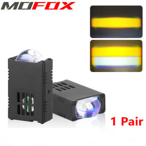 MOFOX V8 1Pair 80W Motorcycle Mini Driving Light Waterproof Headlight High/Low Beam MDL Spotlight