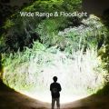 Smiling Shark SD0521 LED Torchlight M60 Super Bright Flashlight Powerful USB Rechargeable Zoomable Waterproof Outdoor Emergency Hiking Camping Working Lighting. 