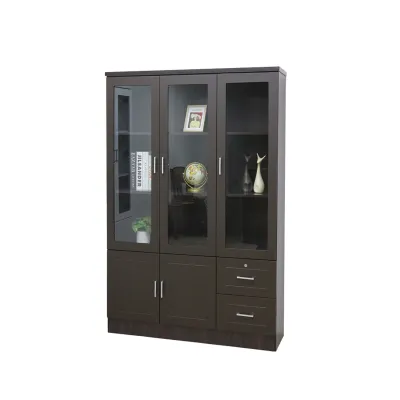 Living Mall Myani Series Display Cabinet Book Shelves with Drawers in 2 Models