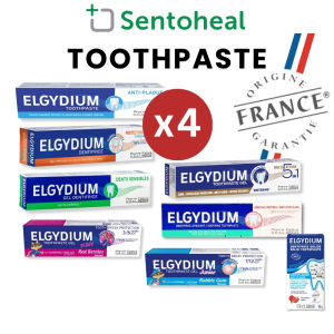 Elgydium Toothpaste- Adults/ Junior/ Kids *BUNDLE OF 4* - Sentoheal