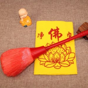 แปรงปัดฝุ่นเทพพระเจ้า แปรงปัดฝุ่นหิ้งพระ แปลงปัดพระพุทธรูป อเนกประสงค์ แปรงปัดฝุ่น  ทำความสะอาดฝุ่นพระพุทธรูป อเนกประสงค์ ทําความสะอาด แบบพกพา B1/2