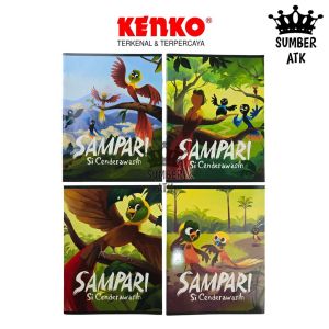 BUKU TULIS BOXY 34 Lembar BT-1621-38SPR SAMPARI Si Cenderawasih Catatan Bergaris Ruled Notebook