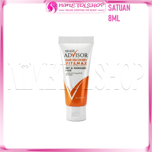 MAKARIZO Hair Energy Vitaglitz 1ml X6 Serum Keratin Vitamin Rambut Kering Rusak Rontok Aloe Royal