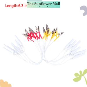 Sunflower 12Pcs/Set Alligator Clip Cable Electronic Acupuncture Treatment Instrument