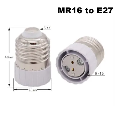 QKKQLA 2x E27 GU10 G9 E12 B22 MR16 to E27 E40 E14 LED light Bulb Holder Converter AC base power Socket Adapter lampholder For Corn lamp
