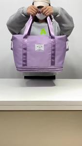 Large Capacity Travel Bag for Women Multifunctional Luggage Handbag Gym Duffle Bag Business Trip Storage Organizer