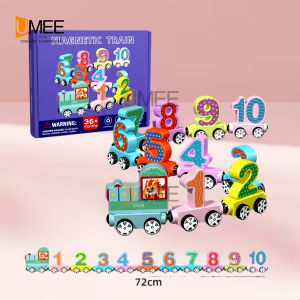 Montessori Wooden Magnet Digital Train Number for Gift-Lootbag Filler