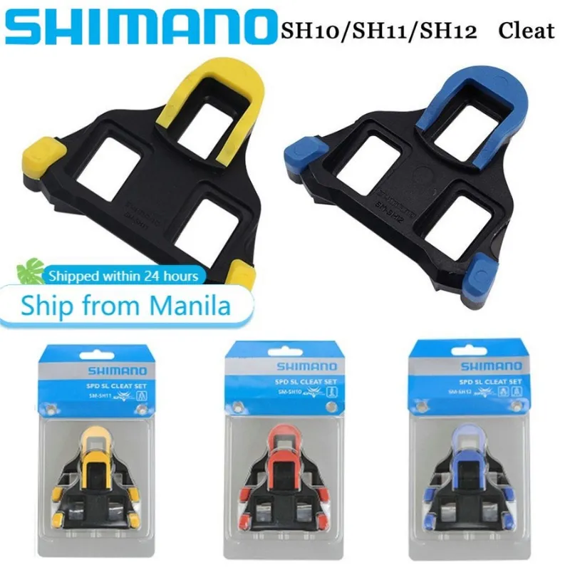 Shimano Attachment Pedals Cleats Plate Clip SH10 SH11 SH12 2/6 Degree Float  SPD-SL Road Bike R540