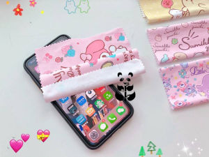 ผ้าเช็ดแว่น ผ้าเช็ดหน้าจอโทรศัพท์ ลายการ์ตูนน่ารัก เช็ดจอโทรศัพท์มือถือ เช็ดเลนส์กล้อง น่ารัก มากกว่า30ลาย