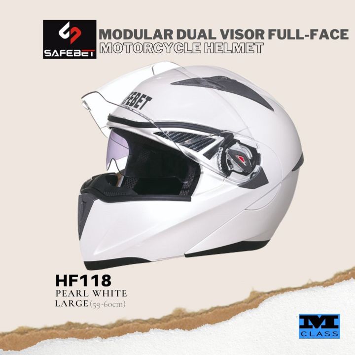 SAFEBET MODULAR MOTORCYCLE HELMET | Lazada PH