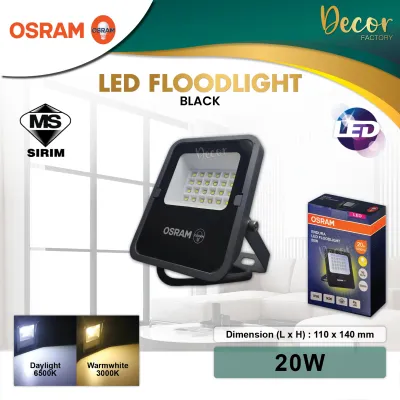 OSRAM ENDURA LED Floodlight 10W 20W 30W 50W 100W Daylight Warmwhite IP66 Waterproof Outdoor Flood Light Lampu Limpah LED