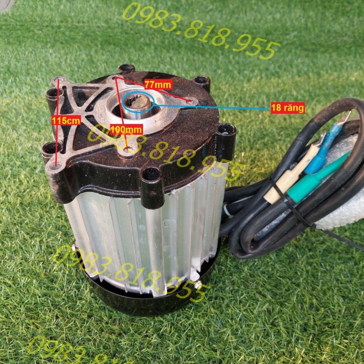 Động cơ 60v 1500w không chổi than không giảm tốc motor 60v1500w